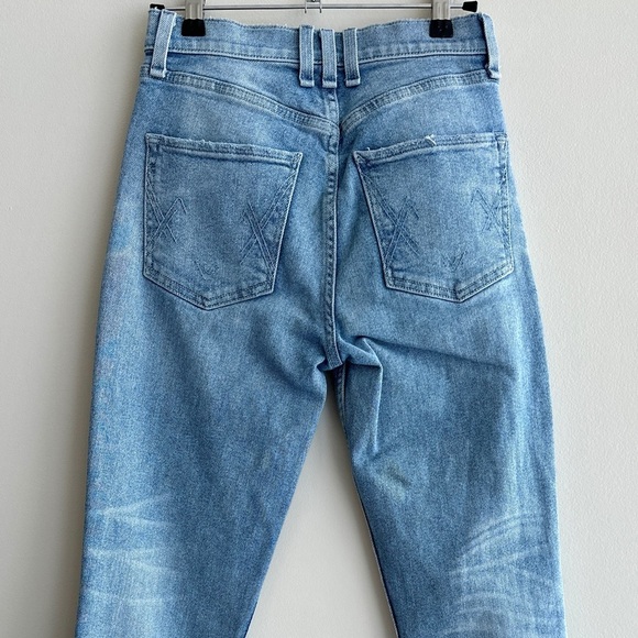 McGuire Denim Vintage Slim Raw Hem Light Wash Jeans, Size 25 - Picture 11 of 16